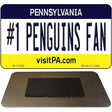 Number 1 Penguins Fan Novelty Metal Magnet M-13500