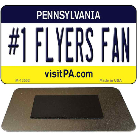 Number 1 Flyers Fan Novelty Metal Magnet M-13502