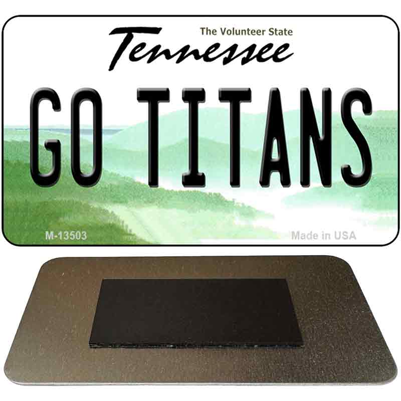 Go Titans Novelty Metal Magnet M-13503