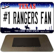 Number 1 Rangers Fan Novelty Metal Magnet M-13514