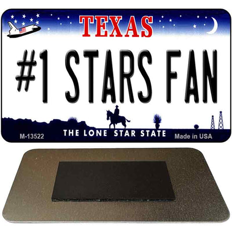 Number 1 Stars Fan Novelty Metal Magnet M-13522