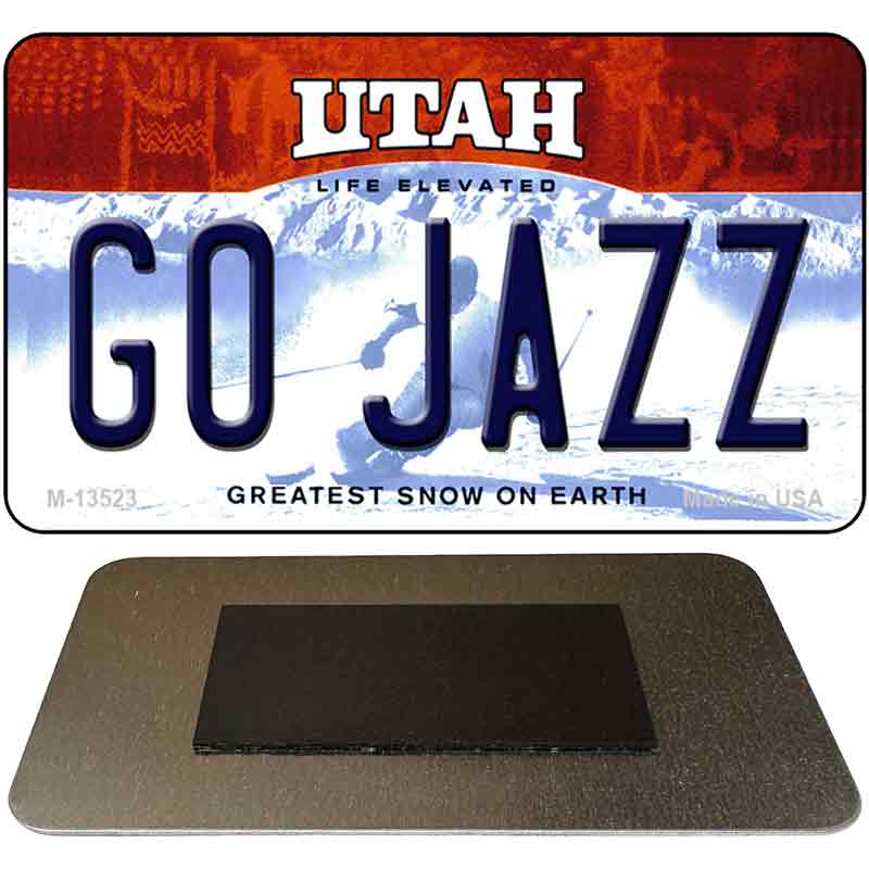 Go Jazz Novelty Metal Magnet M-13523