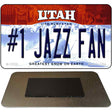 Number 1 Jazz Fan Novelty Metal Magnet M-13524