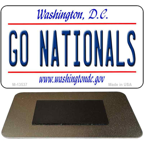 Go Nationals Novelty Metal Magnet M-13537