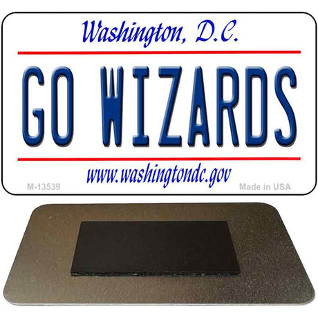 Go Wizards Novelty Metal Magnet M-13539