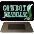 Cowboy Cadillac Novelty Metal Magnet M-1353