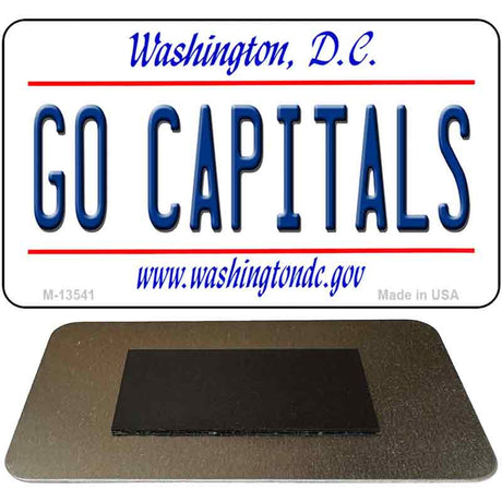 Go Capitals Novelty Metal Magnet M-13541