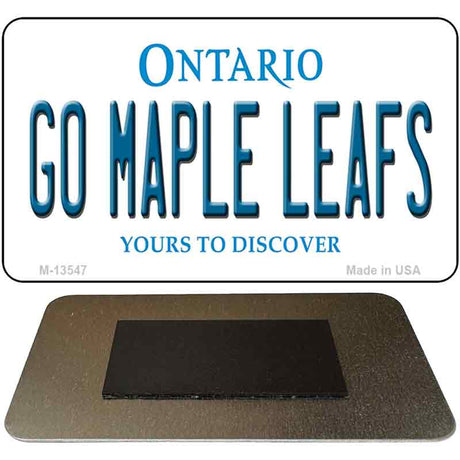 Go Maple Leafs Novelty Metal Magnet M-13547