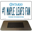 Number 1 Maple Leafs Fan Novelty Metal Magnet M-13548