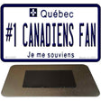 Number 1 Canadiens Fan Novelty Metal Magnet M-13550