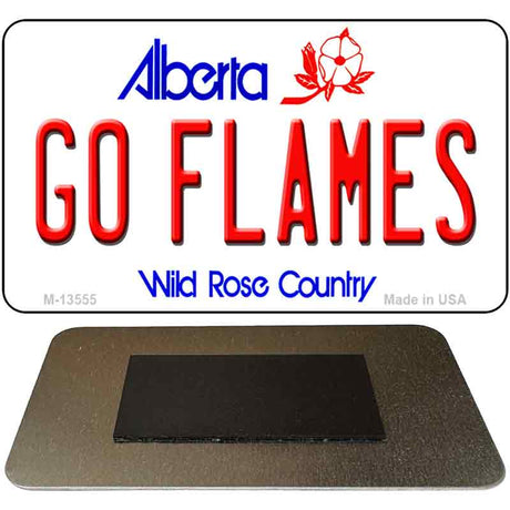 Go Flames Novelty Metal Magnet M-13555