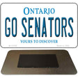 Go Senators Novelty Metal Magnet M-13559