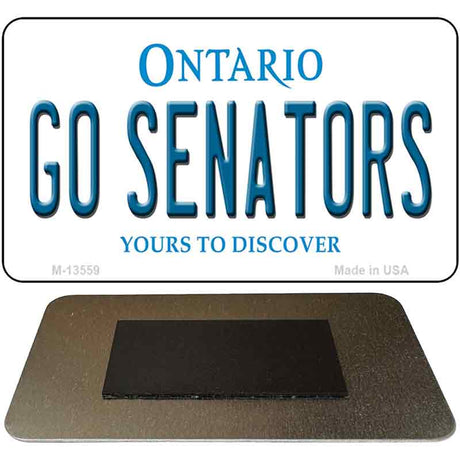 Go Senators Novelty Metal Magnet M-13559