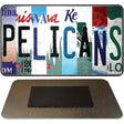 Pelicans Strip Art Novelty Metal Magnet M-13567