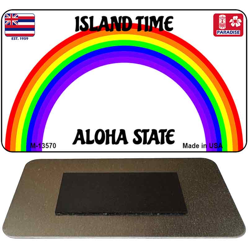 Hawaii Blank Novelty Metal Magnet M-13570