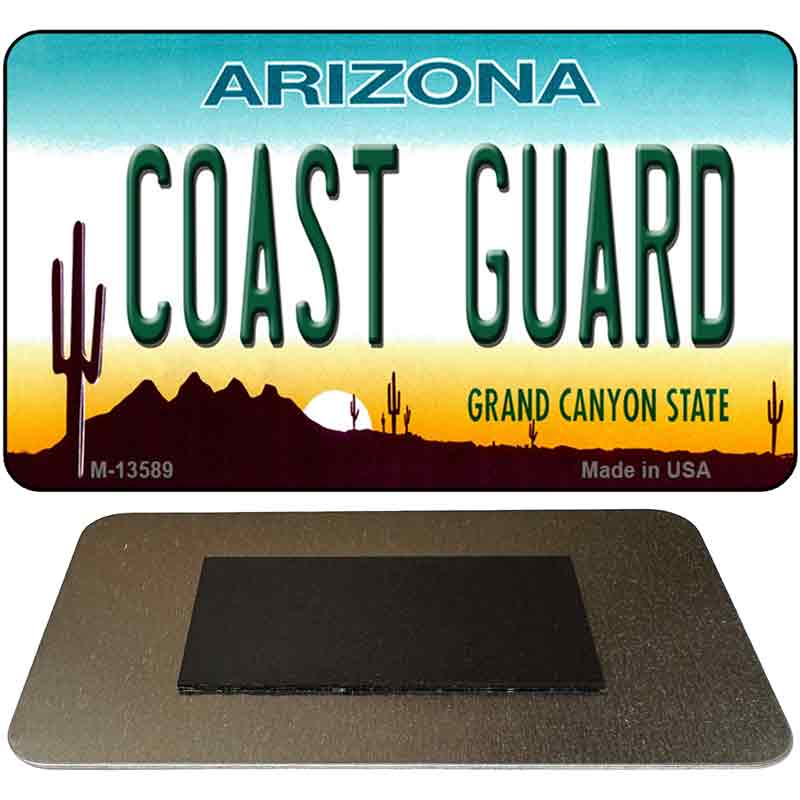 Coast Guard Arizona Novelty Metal Magnet M-13589