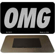 OMG Black Novelty Metal Magnet M-13615