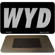 WYD Black Novelty Metal Magnet M-13617