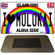 I Heart Molokai Novelty Metal Magnet M-13634