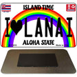 I Heart Lanai Novelty Metal Magnet M-13635