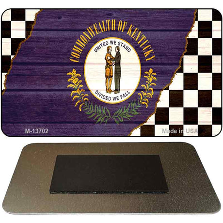 Kentucky Racing Flag Novelty Metal Magnet M-13702