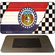 Missouri Racing Flag Novelty Metal Magnet M-13710