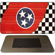 Tennessee Racing Flag Novelty Metal Magnet M-13727