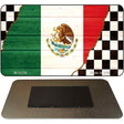 Mexico Racing Flag Novelty Metal Magnet M-13738