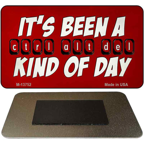 Ctrl Alt Del Day Novelty Metal Magnet Tag M-13752