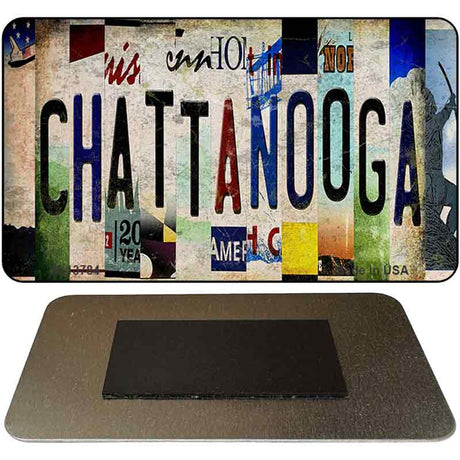 Chattanooga Strip Art Novelty Metal Magnet M-13784