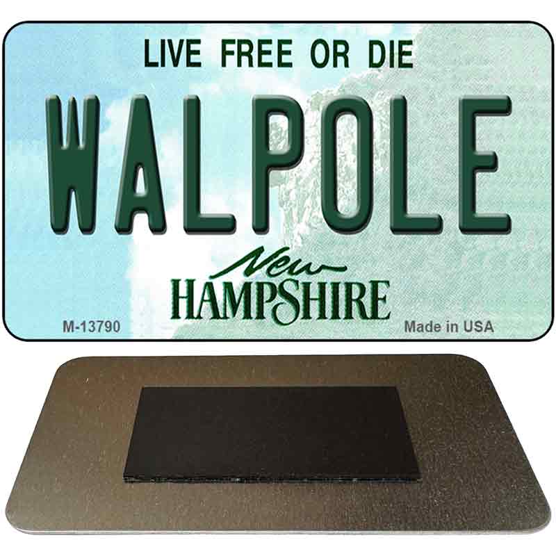 Walpole New Hampshire Novelty Metal Magnet M-13790