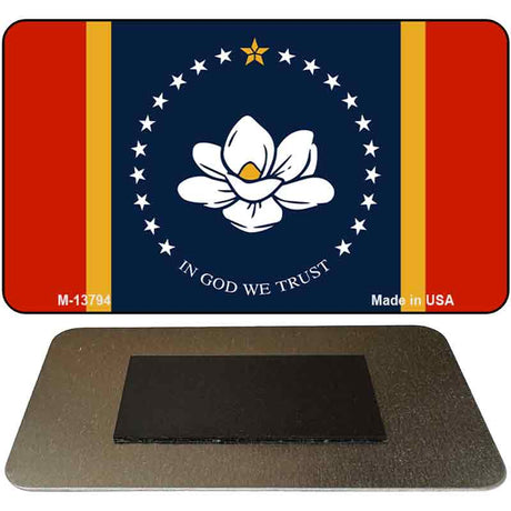 Mississippi Flag Novelty Metal Magnet M-13794