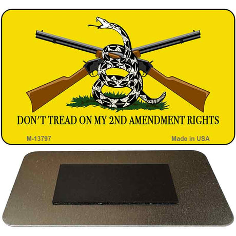 Dont Tread On My 2nd Amendment Novelty Metal Magnet