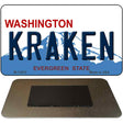 Kraken Washington Novelty Metal Magnet