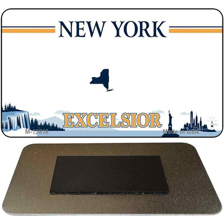 Excelsior New York Blank Novelty Metal Magnet