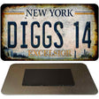 Diggs 14 Excelsior New York Rusty Novelty Metal Magnet