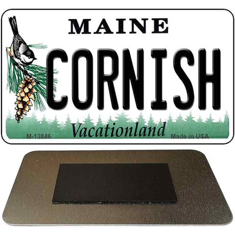 Cornish Maine Novelty Metal Magnet