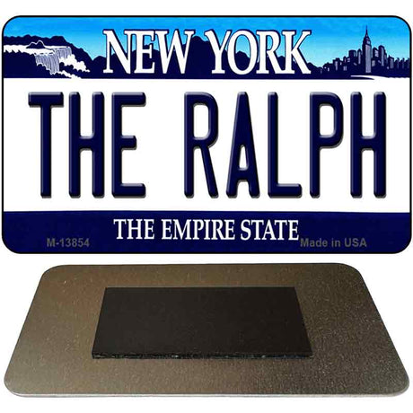 The Ralph NY Blue Novelty Metal Magnet