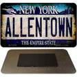 Allentown NY Blue Rusty Novelty Metal Magnet