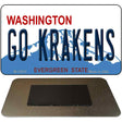 Go Krakens Washington Novelty Metal Magnet