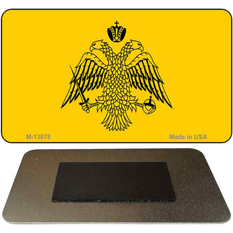 Byzantine Empire Flag Yellow Novelty Metal Magnet