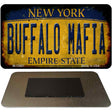 Buffalo Mafia NY Rusted Yellow Novelty Metal Magnet