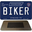 Biker Tennessee Blue Novelty Metal Magnet