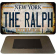 The Ralph New York White Novelty Metal Magnet