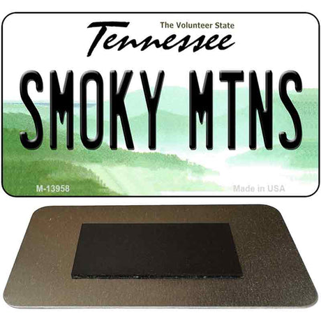 Smoky Mtns Tennessee Novelty Metal Magnet