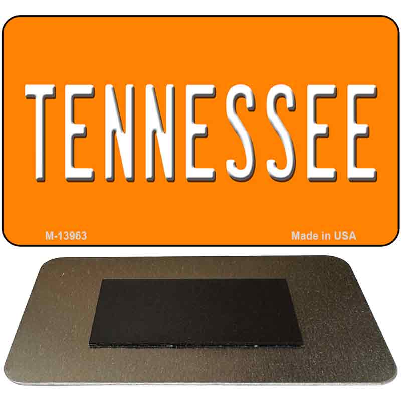 Tennessee Orange Novelty Metal Magnet M-13651