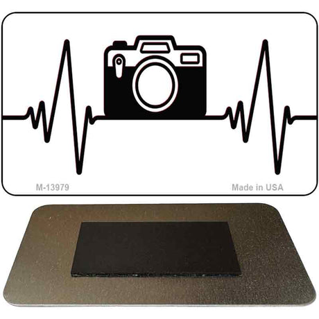 Photography Heart Beat Novelty Metal Magnet