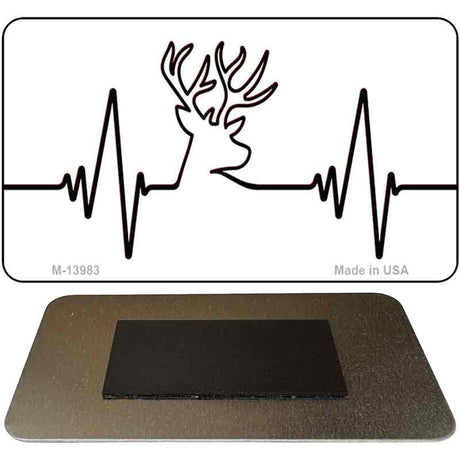 Deer Heart Beat Novelty Metal Magnet