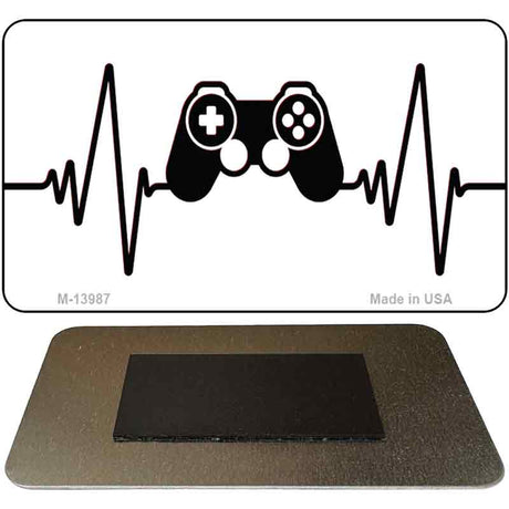 Video Games Heart Beat Novelty Metal Magnet