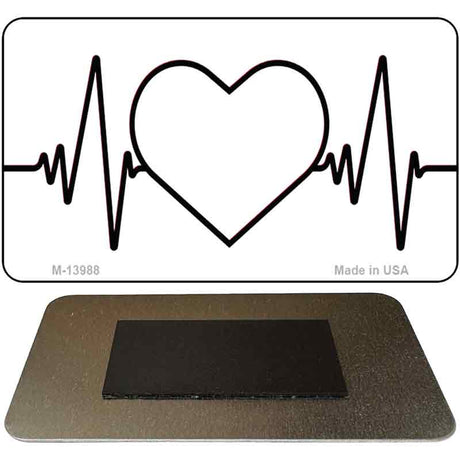 Love Heart Beat Novelty Metal Magnet